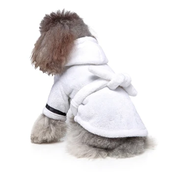 X6HD куче гардероб дрехи куче пижами меки удобни домашни любимци нощница кърпа за баня с качулка стил домашен любимец облекло подарък