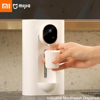 Xiaomi Mijia индукционен дозатор за уста с 2 чаши безжична магнитна база LED екран дисплей стена монтиран автоматична уста Get
