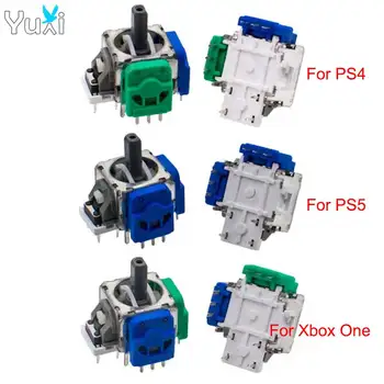 YuXi 1 парче подмяна Хол ефект джойстик 3D аналогов сензор палеца за PS5 / PS4 / Xbox One / серия контролер ремонт части