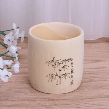 YYSD Бамбукова дървена чаша за пиене Чаша за чай за кафе Закуска Бира Мляко Чаша за вино