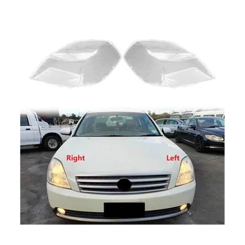 Автомобил десен фар черупка лампа сянка прозрачен обектив капак фарове капак за Nissan Teana 2004 2005