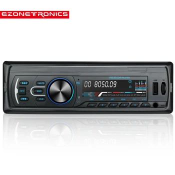 Автомобилен радио стерео плейър Bluetooth телефон аудио авто AUX-IN MP3 FM / AM / USB / 1Din / дистанционно управление 12V универсална продажба Нов JQ1586