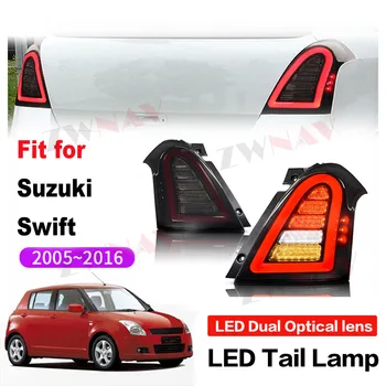 Автомобилна задна светлина за SUZUKI SWIFTS 2005 2006 2007 2008 2009 2010 2011 -2016LED задни светлини Промяна на монтажа на мигачите