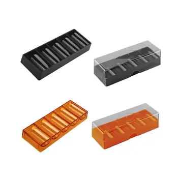 Акрилни чипове тава побира 100 чипа контейнер превозвач подреждане чипове багажник за стандартен размер чипове страна глина чипове семейство