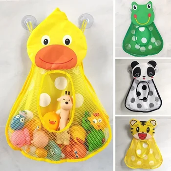 бебе баня окото чанта издънка дизайн за баня играчки детска кошница карикатура животински форми кърпа пясъчни играчки малко дете съхранение нетна чанта