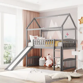 Бяло детско легло с две чекмеджета - перфектно допълнение към детската стая