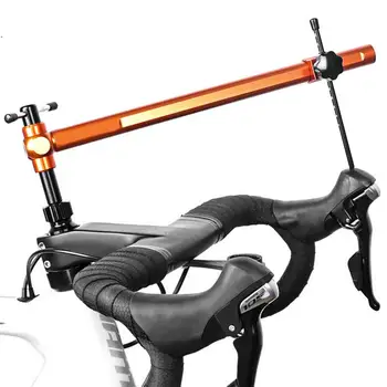 Велосипеди Ръчна смяна на главата Монтиране на метално кормило Ъгъл ляво дясно Симетричен регулатор Инструменти за изравняване на кормилото на велосипеда Аксесоар