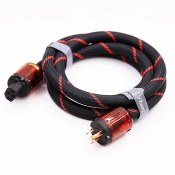 Висококачествен P101 чист меден US захранващ кабел HIFI US Plug Extension захранващ кабел