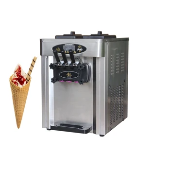 Висококачествена и евтина машина за сладолед, неръждаема стомана, машина за мелба с три вкуса