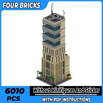 Герой филм модел Moc строителни тухли модерен No 4 небостъргач технология модулни блокове подаръци коледни играчки DIY комплекти събрание