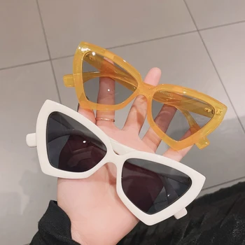 Големи извънгабаритни слънчеви очила за котешки очи Модерни жени Луксозен дизайн UV защита очила популярни мъже пътуване нюанси слънчеви очила