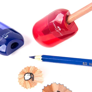 Двойна / единична дупка острилка творчески писалка нож училищни пособия прозрачен молив режещ инструмент канцеларски материали за студенти