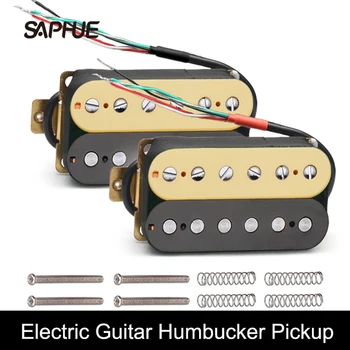 Електрическа китара двойна намотка Humbucker електрическа китара пикап мост или врата пикап за изберете слонова кост / черно