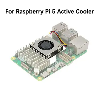 За Raspberry Pi активен охладител с регулируема скорост охлаждащ вентилатор радиатор радиатор за Raspberry Pi 5
