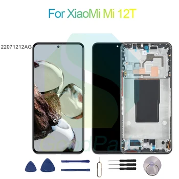 За XiaoMi 12T екран дисплей замяна 2400 * 1080 22071212AG Mi 12T LCD сензорен дигитайзер