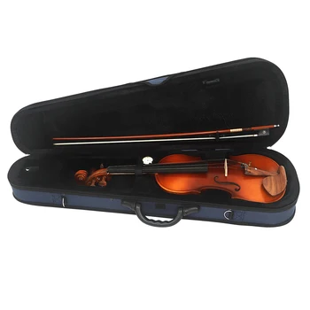 Калъф за цигулка 4/4 Кутия за съхранение на цигулка в пълен размер Лека преносима кутия за носене на цигулка Защитен калъф за музикален инструмент