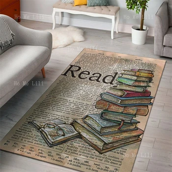 книга четене речник фон твърда корица реколта правоъгълник фланела етаж килими против хлъзгане вътрешен декор килим изтривалка
