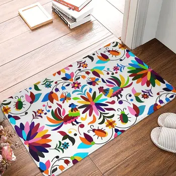Мексикански пеперуди и цвете модел спалня мат бял изтривалка кухня килим открит килим дома декор