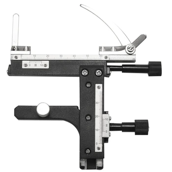 микроскоп прикрепящ се механичен етап X-Y подвижен шублер Vernier с мащаб
