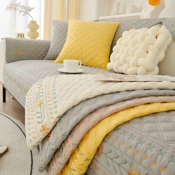 Модерна бродерия Non-хлъзгане диван кърпа бохемия стил диван покритие за хол четири сезона универсален диван кърпа дома декор
