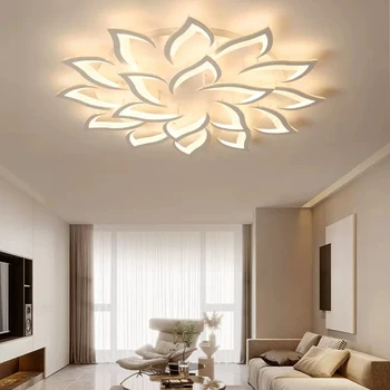 Модерна светодиодна таванна светлина Скандинавска декорация за домашно изкуство Таванна лампа Led повърхностно монтирана за осветителни тела за спалня в хола
