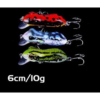 Нова многоцветна незадължителна примамка Luia Hard Frog 6CM/10G Hungaray жаба стръв риболовна стръв симулация