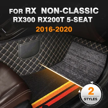 Персонализирани двуслойни стелки за кола За LEXUS RX серия 2016 2017 2018 2019 2020 Крак килим интериорни аксесоари