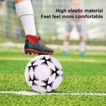 Спортна футболна топка Водоустойчива PVC еластична футболна топка за професионални тренировъчни състезания Размер 5 Официален футбол за възрастни