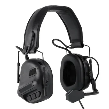 Тактически електронни Стрелба Earmuff Анти-шум слушалки Усилване на звука Защита на слуха Слушалки Сгъваеми