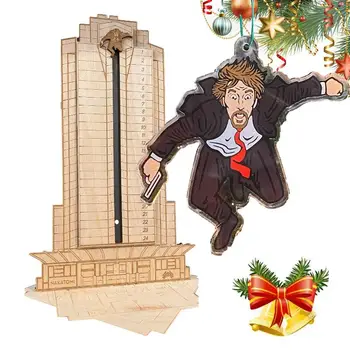 Умирай трудно Коледен адвентен календар Дървена настолна Коледа отброява календарите Ханс Грубер отпада от коледното обратно броене