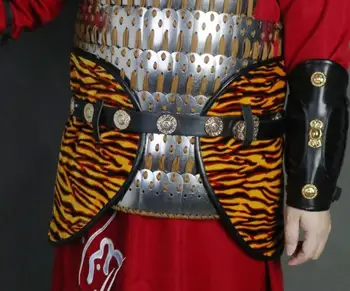 Хан костюм броня тигър шарени талията защита корема прегръдка коланталия защита за китайски стил броня Талия аксесоар каишка