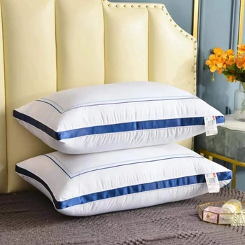 Хотел стил мека възглавница домакинство легло възрастен средна възраст и възрастни спящ врата подложка ниско-средно-високо машинно пране 48X74